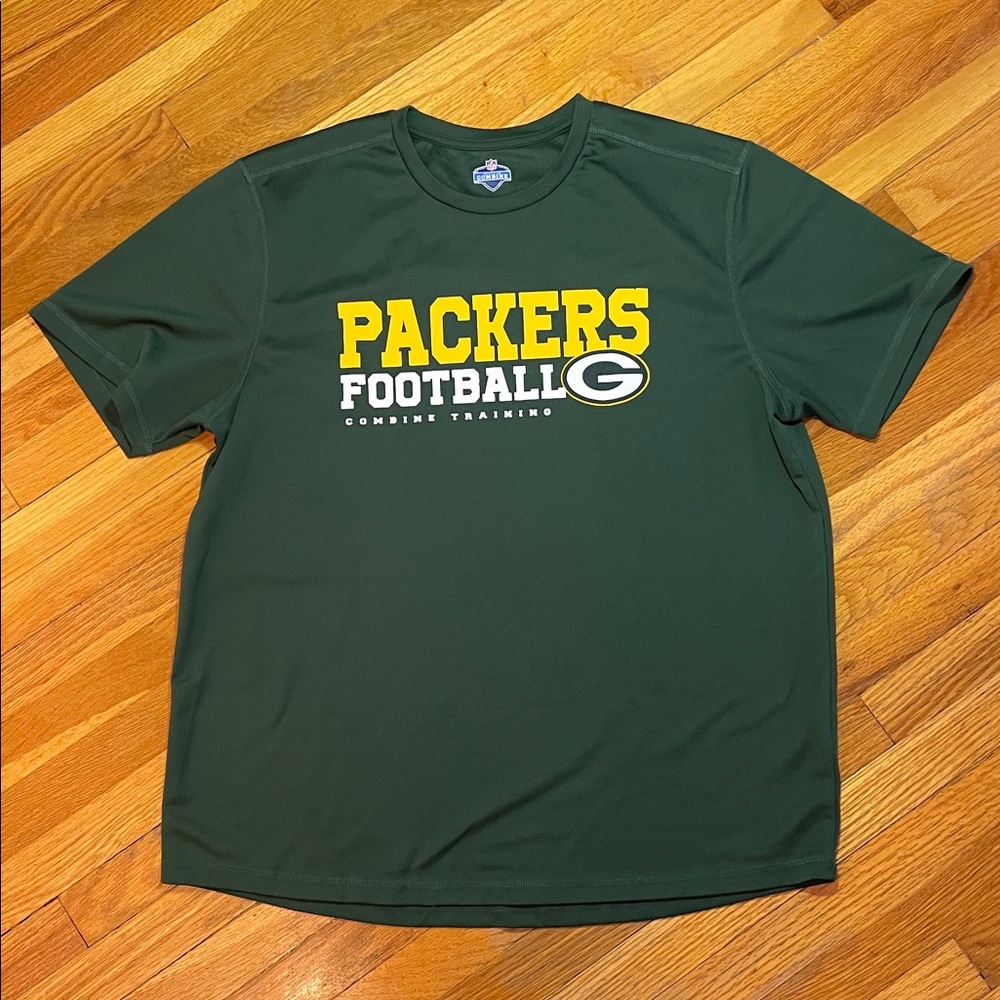 NFL Green Bay Packers Dark Green Athletic Sporty Athleisure Football Fan Shirt